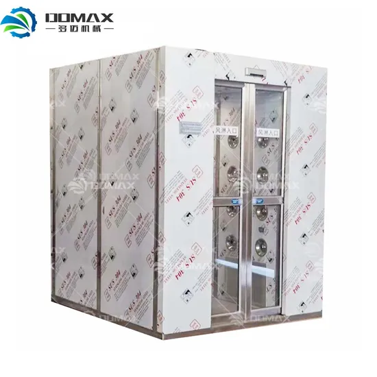 Stainless Steel Corner Air Shower Room Air Clean Room Machine for Food Processing Factory